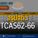 สรุปสถิติ TCAS62-66