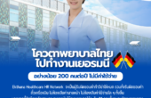 พยาบาลไทยได้เฮ มีโควตาไปทำงานที่เยอรมนีไม่ต่ำกว่า 200 ตำแหน่งต่อปี โดยไม่มีค่าใช้จ่าย