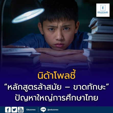 นิด้าโพลชี้ “หลักสูตรล้าสมัย – ขาดทักษะ” ปัญหาใหญ่การศึกษาไทย