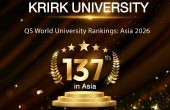 มหาวิทยาลัยเกริก ยืนอันดับ 137 ของ QS Asia 2569 และอันดับที่ 5 ของไทย