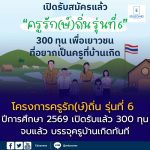รวมครบ! โครงการ “ครูรัก(ษ์)ถิ่น รุ่นที่ 6” ปีการศึกษา 2569