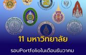 11 มหาวิทยาลัยรอบPortfolioที่ยังเปิดรับในในเดือนธันวาคม