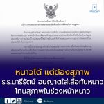 📌 ร.ร.นารีรัตน์ จ.แพร่ ออกแนวปฏิบัติการแต่งกายช่วงหน้าหนาว อนุญาตใส่เสื้อกันหนาวโทนสุภาพเพื่อความเป็นระเบียบ