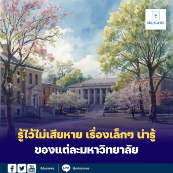 รู้ไว้ไม่เสียหาย เรื่องเล็กๆ น่ารู้ของแต่ละมหาวิทยาลัย