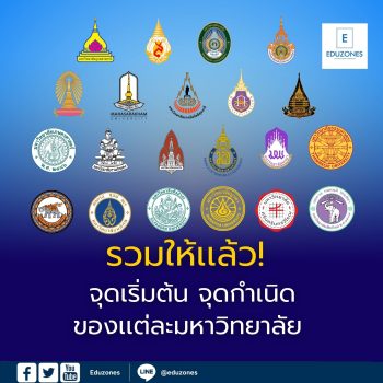 รวมให้เเล้ว! จุดเริ่มต้น จุดกำเนิด ของเเต่ละมหาวิทยาลัย