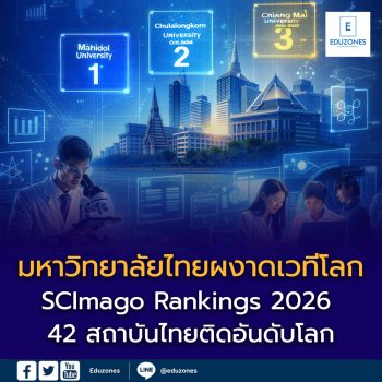 มหาวิทยาลัยไทยผงาดเวทีโลก! SCImago Rankings 2026 เผย 42 สถาบันไทยติดอันดับโลก “มหิดล” ครองแชมป์ประเทศ