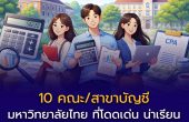 10 มหาวิทยาลัยไทย ที่มีคณะ/สาขาบัญชี ที่โดดเด่น “วิเคราะห์ลึก ครบทุกมิติ”