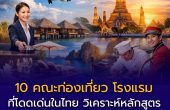 10 คณะท่องเที่ยว โรงแรม และการบริการ ที่โดดเด่นในไทย วิเคราะห์หลักสูตร ค่าเทอม และโอกาสอาชีพ