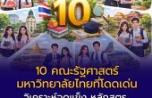 10 คณะรัฐศาสตร์ มหาวิทยาลัยไทยที่โดดเด่น วิเคราะห์จุดแข็ง หลักสูตร และค่าเทอม