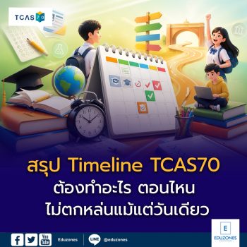 สรุป Timeline TCAS70 แบบละเอียด: ต้องทำอะไร ตอนไหน ไม่ตกหล่นแม้แต่วันเดียว