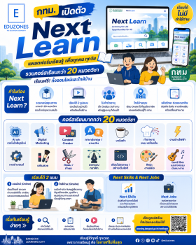 กทม. เปิดตัว “Next Learn” แพลตฟอร์มเรียนฟรีสำหรับทุกวัย รวมคอร์สอัปสกิล-รีสกิลกว่า 20 หมวดวิชา