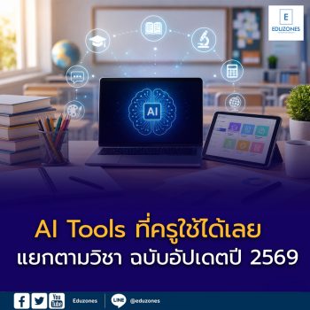 AI Tools ที่ครูใช้ได้เลย — แยกตามวิชา ฉบับอัปเดตปี 2569