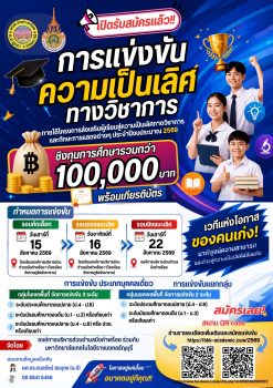 อบต.บึงคำพร้อย จับมือ มทร.ธัญบุรี จัดประชันความเป็นเลิศทางวิชาการ ประจำปี 2569 ครั้งที่ 2 ชิงทุนการศึกษา