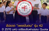 อัปเดต “เพชรในตม” รุ่น 42 ปี 2570 มศว เตรียมรับผ่านรอบ Quota เช็กคุณสมบัติ–คะแนน–เอกสารก่อนสมัคร